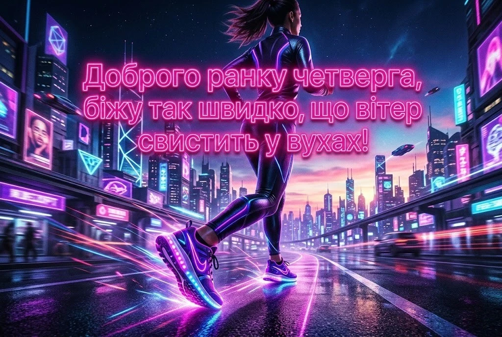 Доброго ранку четверга: картинки про ранкову пробіжку, порція мотивації та доброго гумору