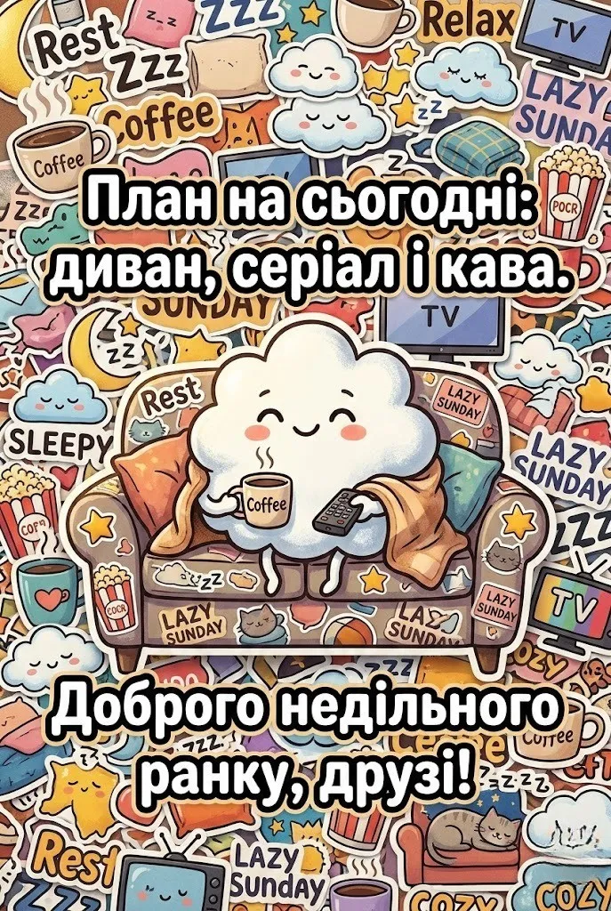 Доброго недільного ранку: гумор та найкращі ідеї для незабутнього відпочинку