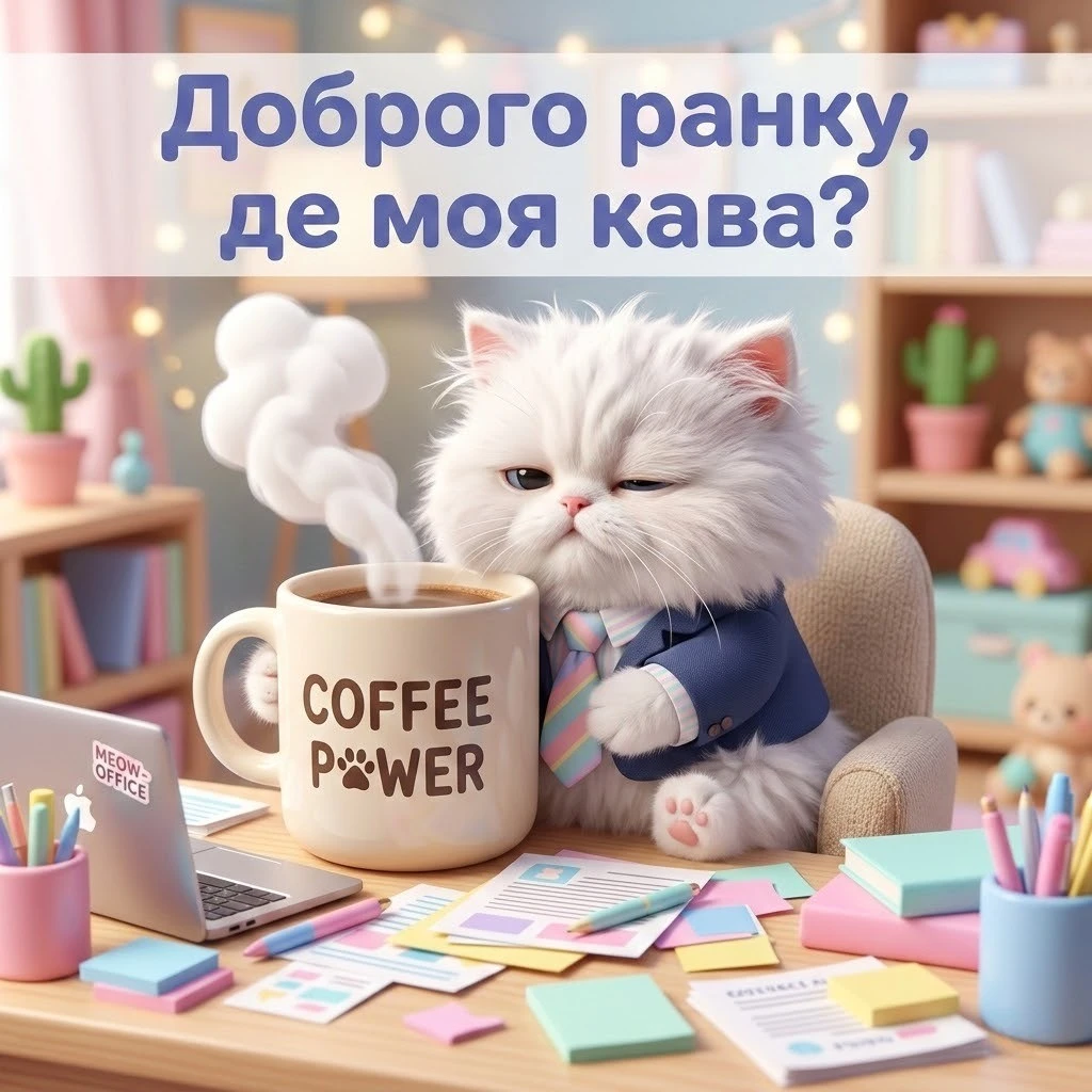 Доброго ранку: нові картинки  з гумором для бадьорого настрою