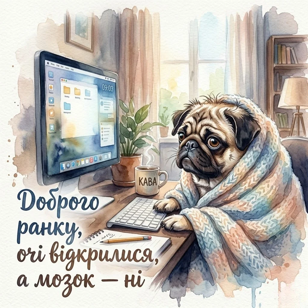 Доброго ранку: нові картинки  з гумором для бадьорого настрою