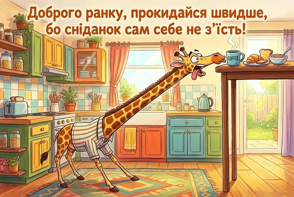 Доброго ранку: нові прикольні листівки для бадьорого настрою