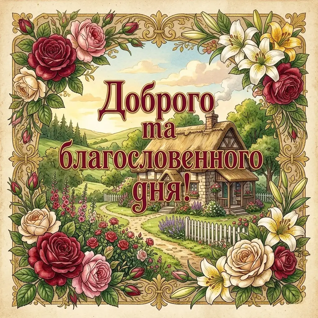 Доброго благословенного дня: найкращі побажання та душевні листівки для гарного настрою