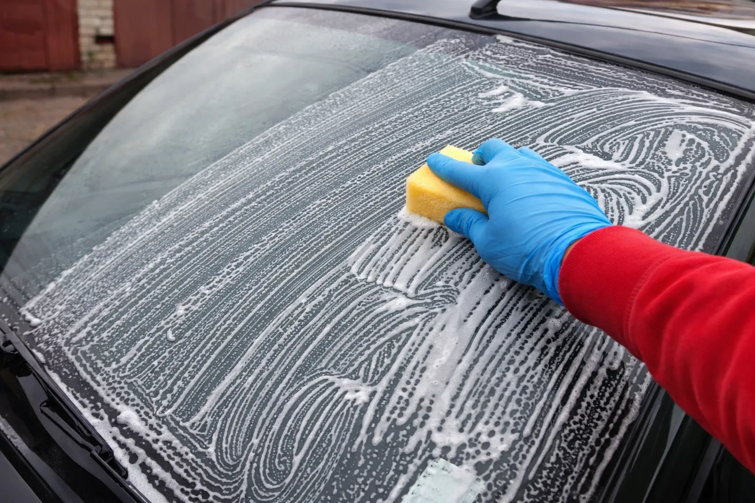 Як самостійно зняти водний камінь з лобового скла