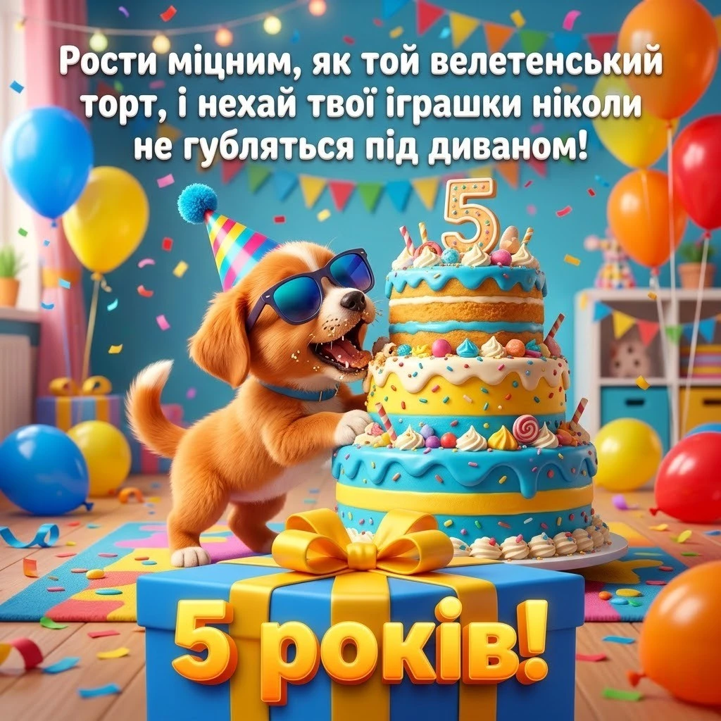 Привітання з 5-річчям хлопчику: щирі та яскраві побажання для маленького героя