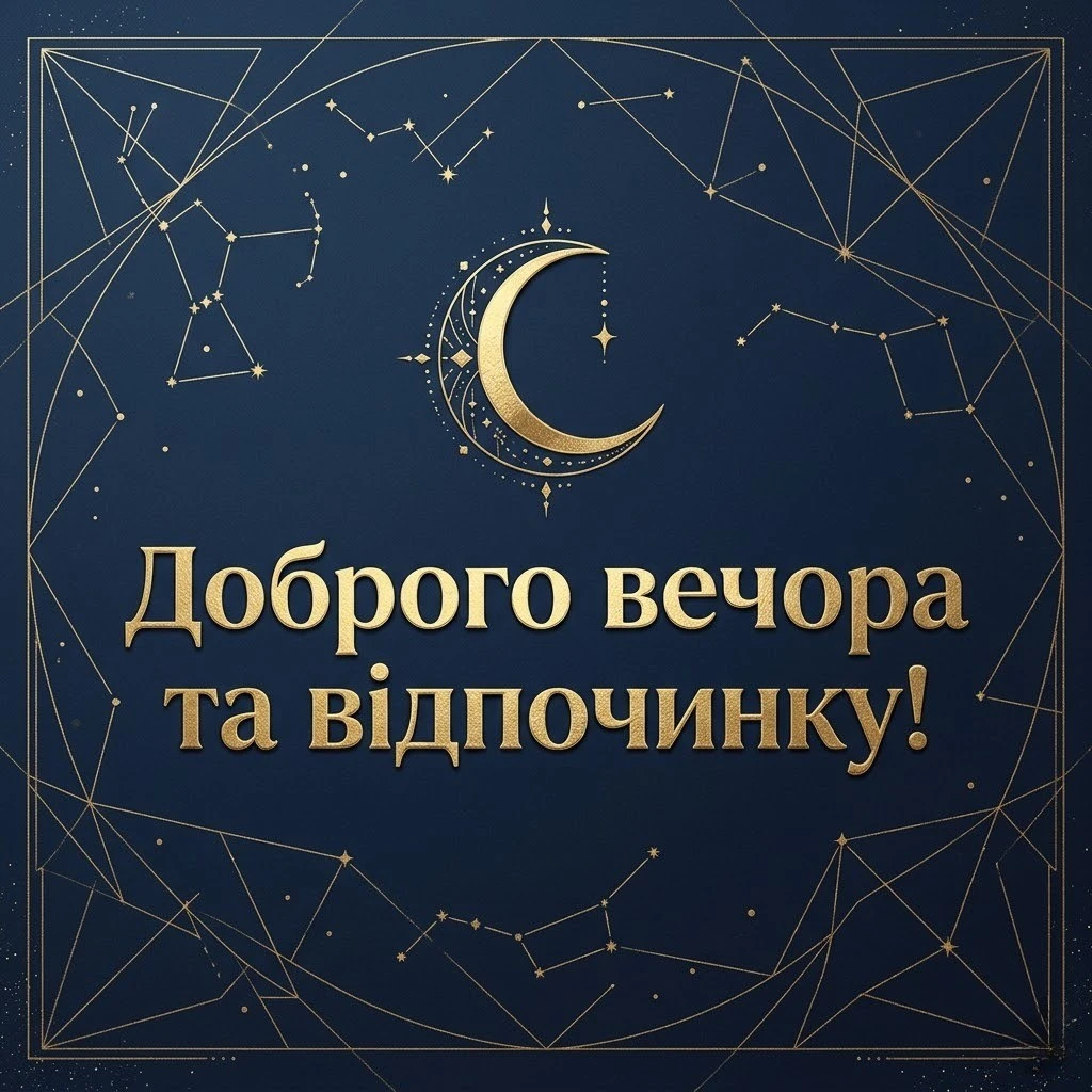Доброго вечора і тихої ночі: найтепліші листівки та затишні побажання для душевного відпочинку