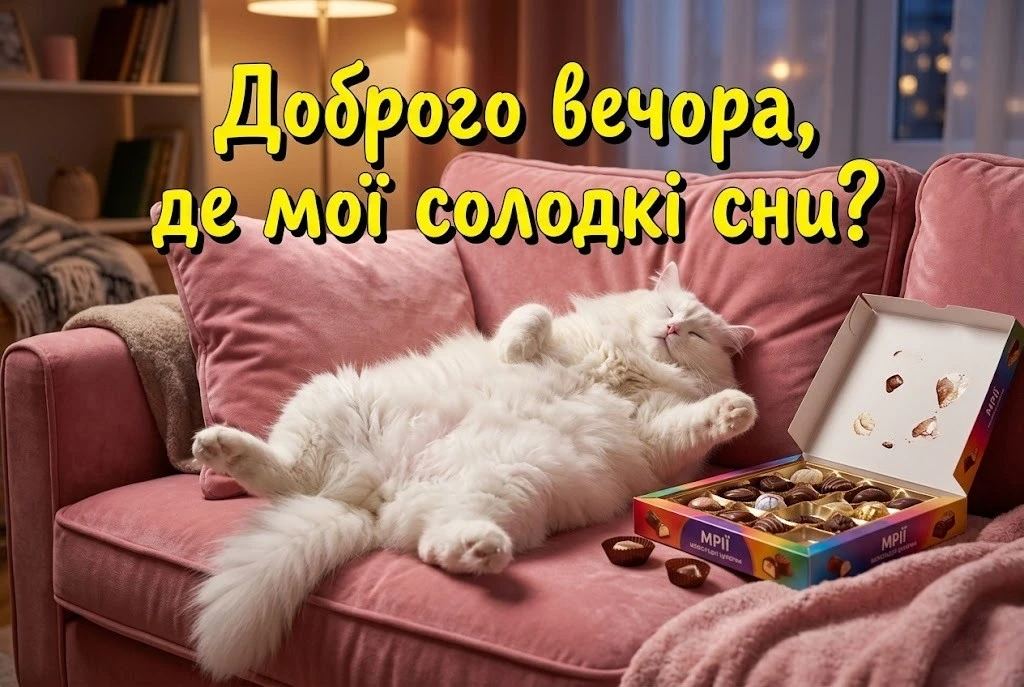 Доброго вечора і тихої ночі: найтепліші листівки та затишні побажання для душевного відпочинку