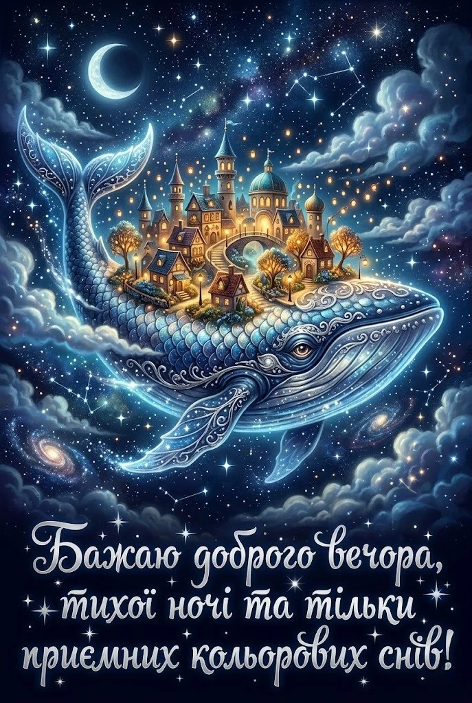 Доброго вечора і тихої ночі: найтепліші листівки та затишні побажання для душевного відпочинку