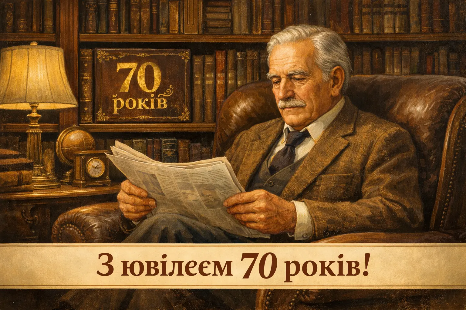 Привітання з 70-річчям чоловікові: вірші, проза та красиві слова