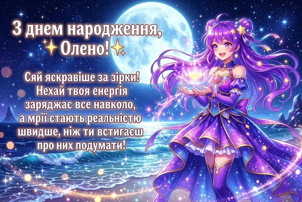 Привітання з днем народження Олені: зворушливі слова, що торкаються серця
