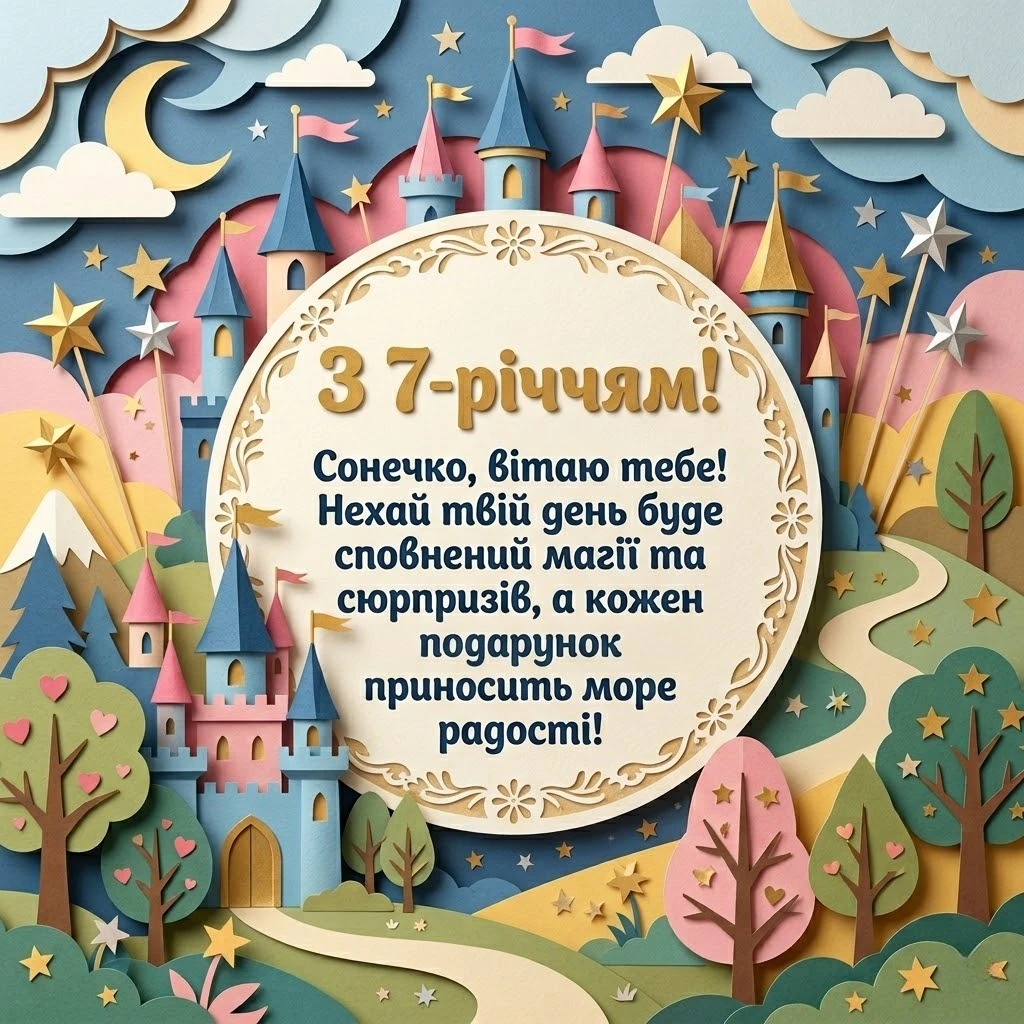 З днем народження, принцесо! 7 років: чарівні побажання та вірші