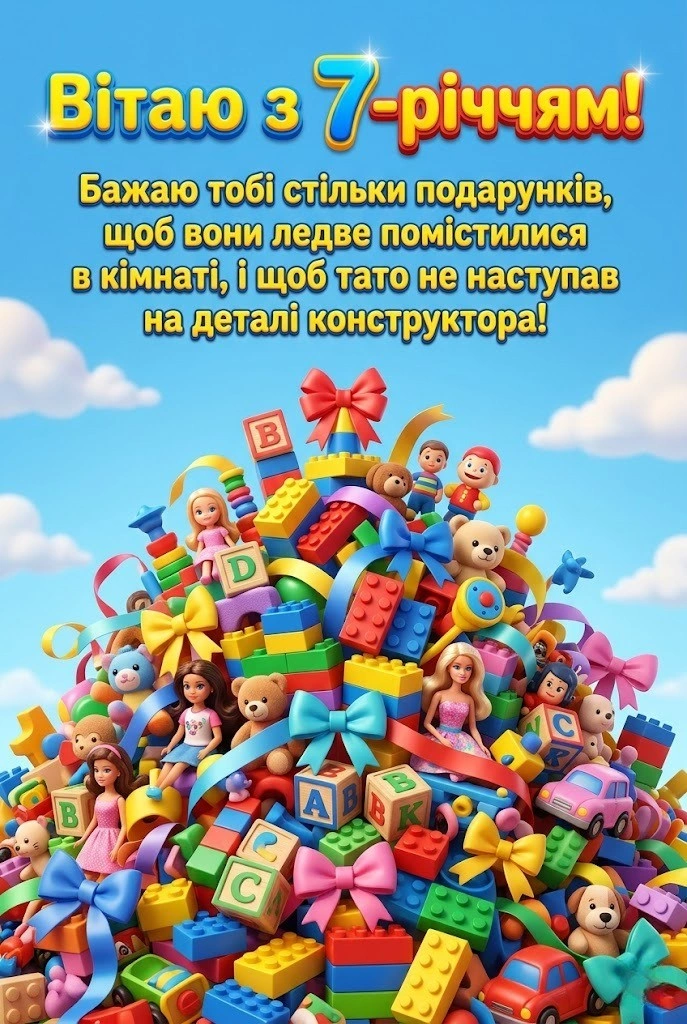 З днем народження, принцесо! 7 років: чарівні побажання та вірші