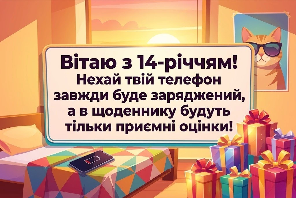 Привітання з днем народження дівчині на 14 років: найкращі побажання