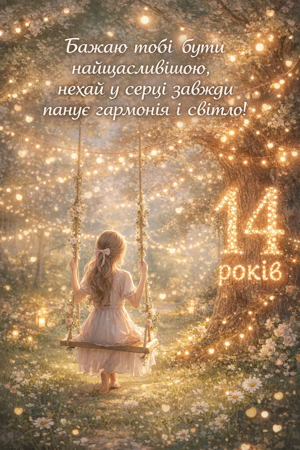 Привітання з днем народження дівчині на 14 років: найкращі побажання