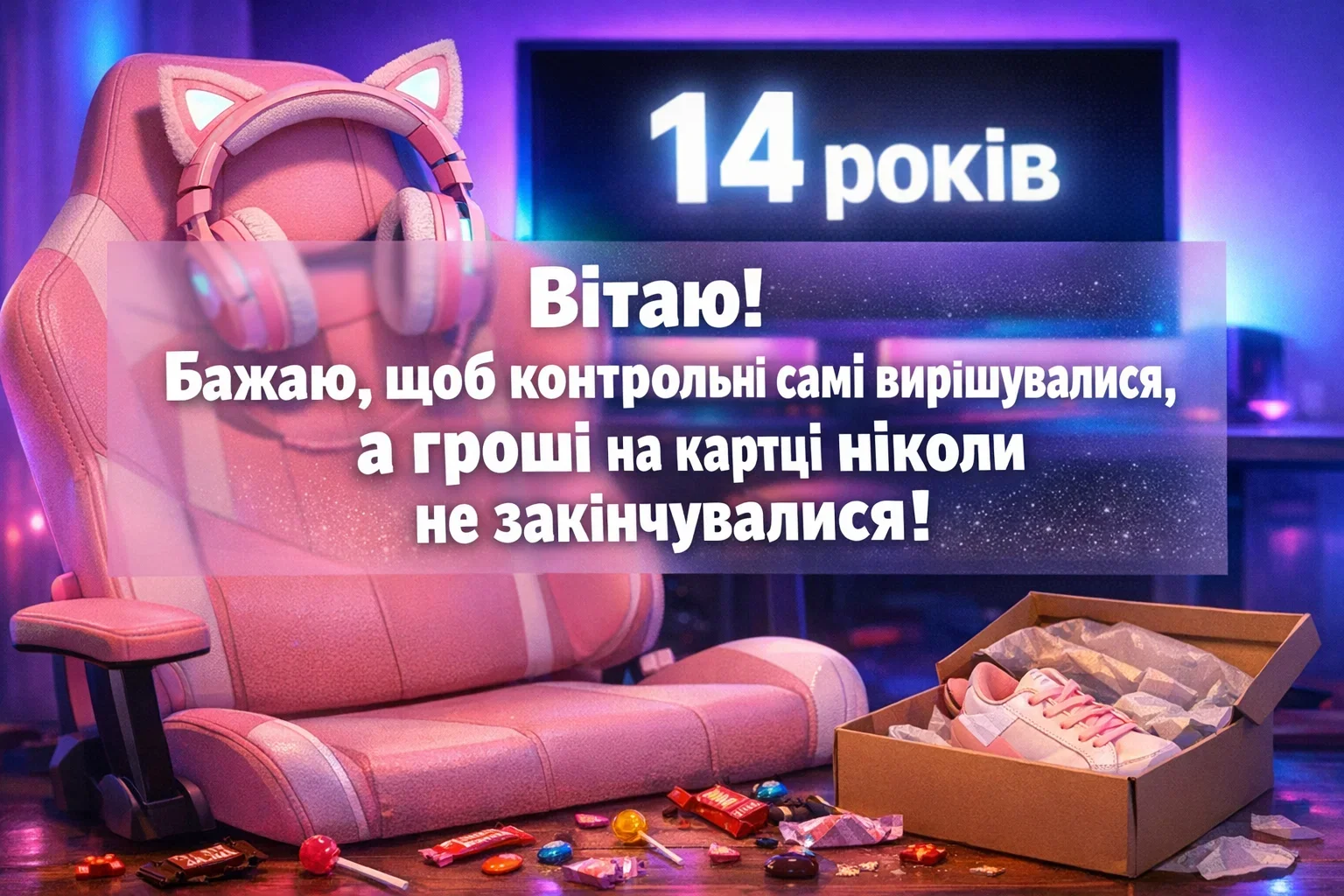 Привітання з днем народження дівчині на 14 років: найкращі побажання
