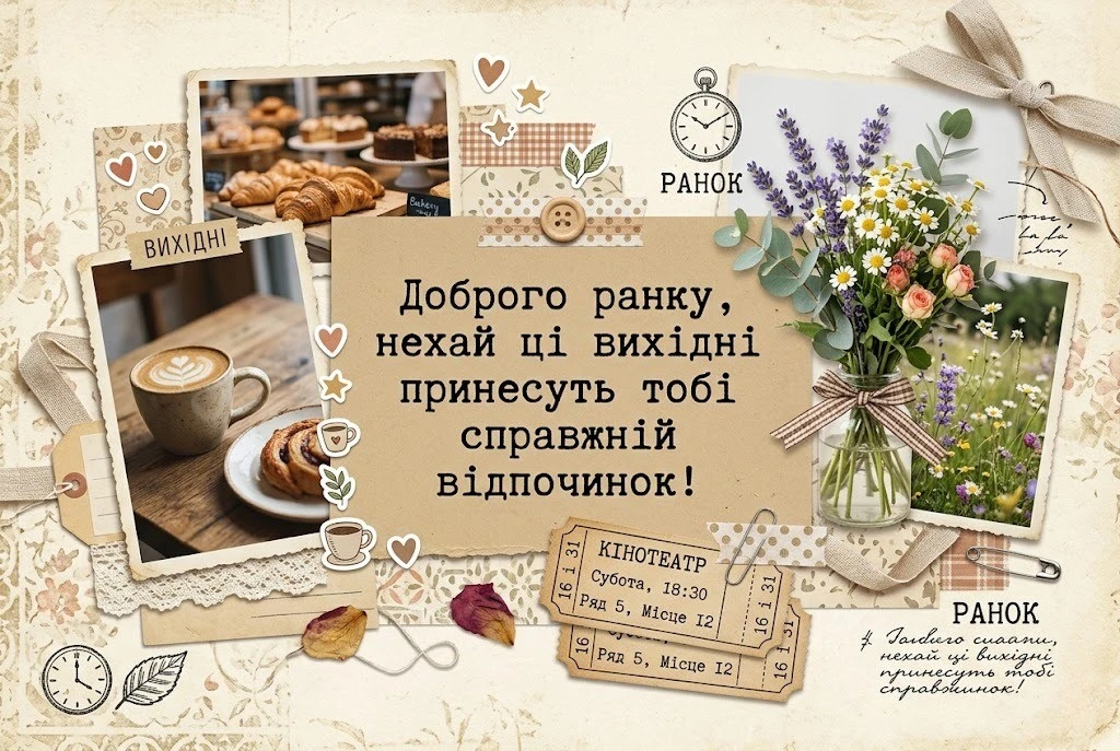 Доброго ранку: привітання, картинки та вихідні з особливим настроєм