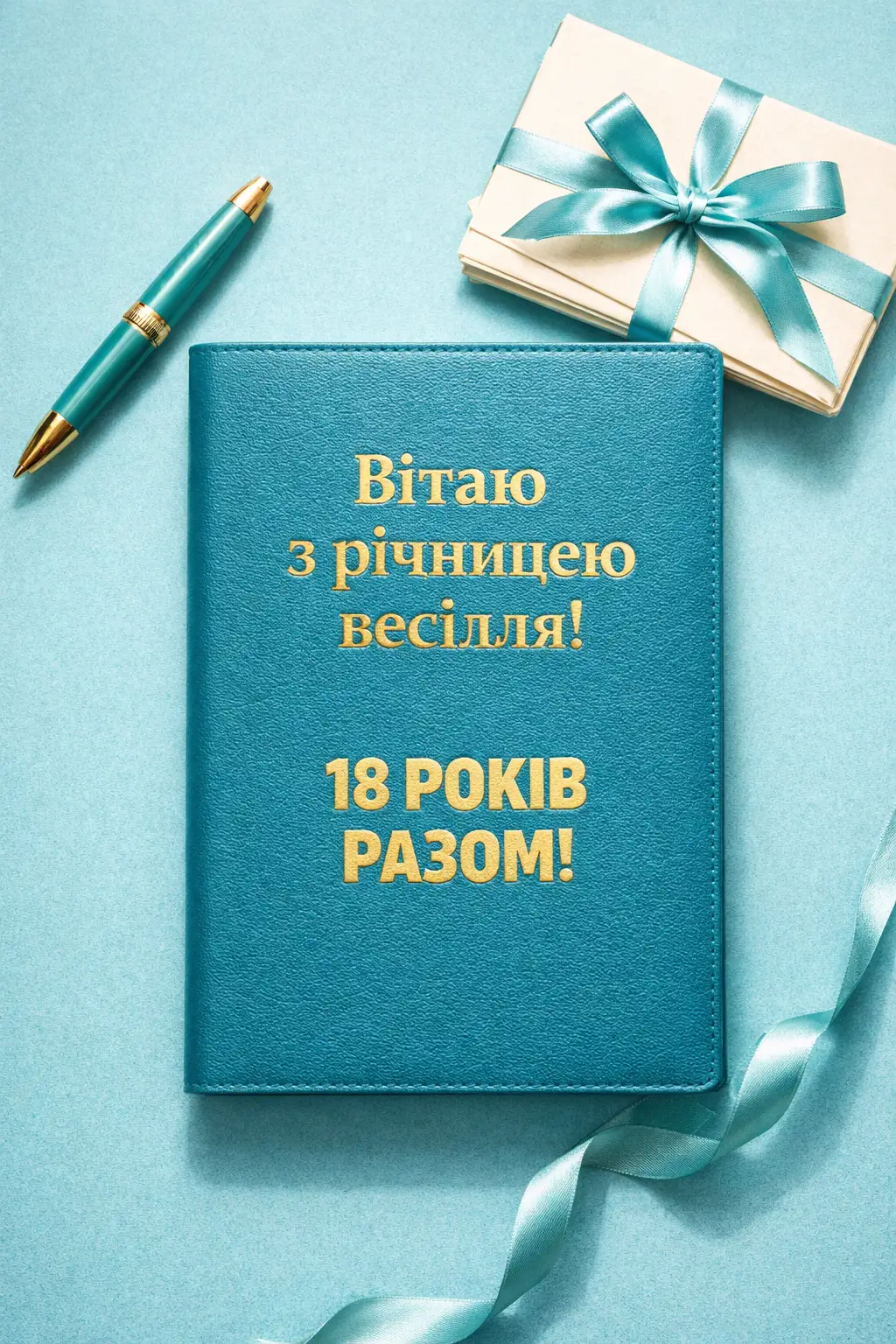 Привітання з 18-ю річницею весілля: щирі слова та вірші до бірюзового свята