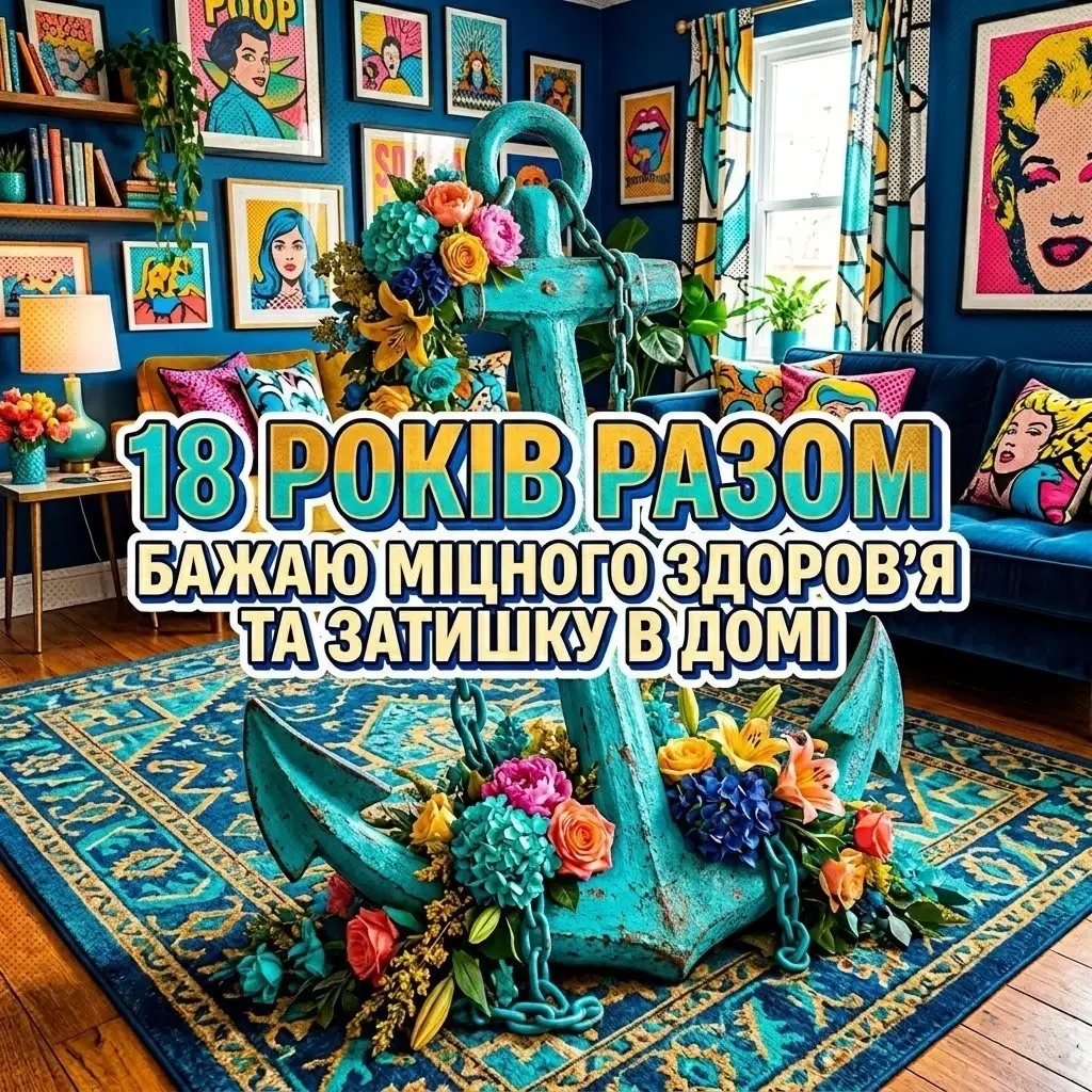 Привітання з 18-ю річницею весілля: щирі слова та вірші до бірюзового свята