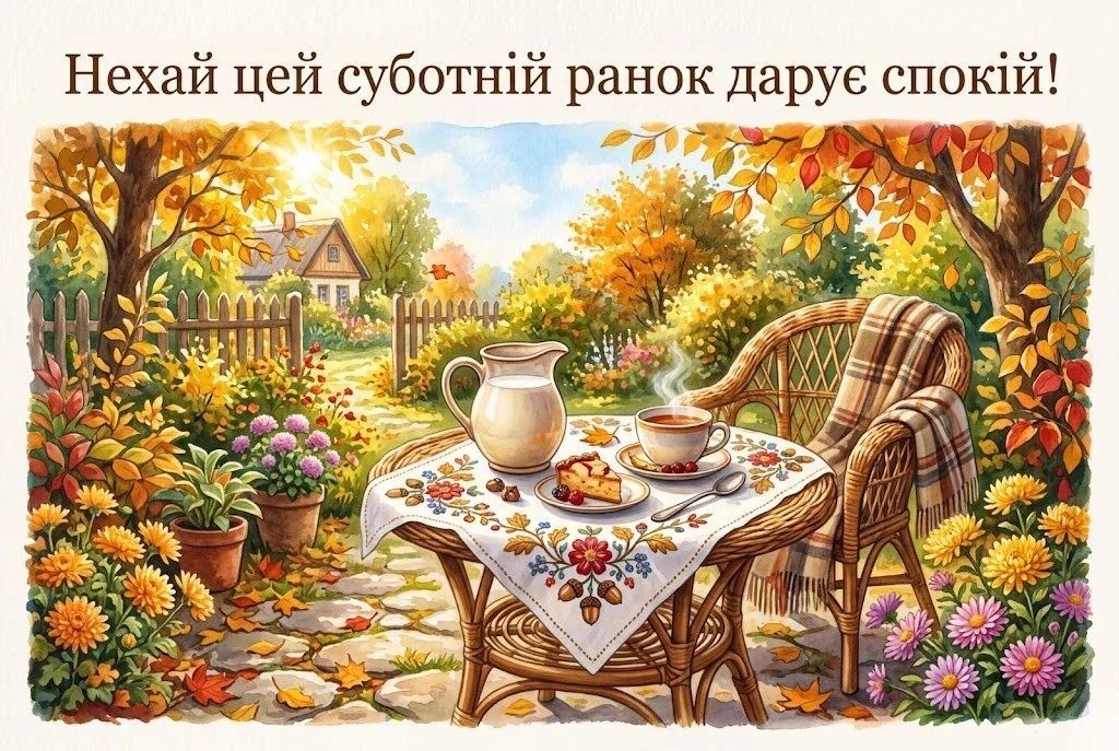 Доброго ранку та гарного суботнього дня: найкращі картинки та душевні листівки для гарного настрою