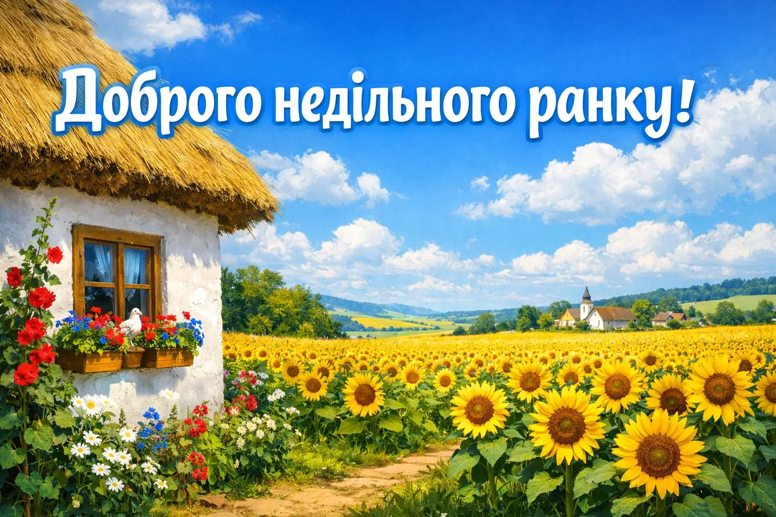 Доброго недільного ранку: душевна добірка листівок та картинок для затишного відпочинку