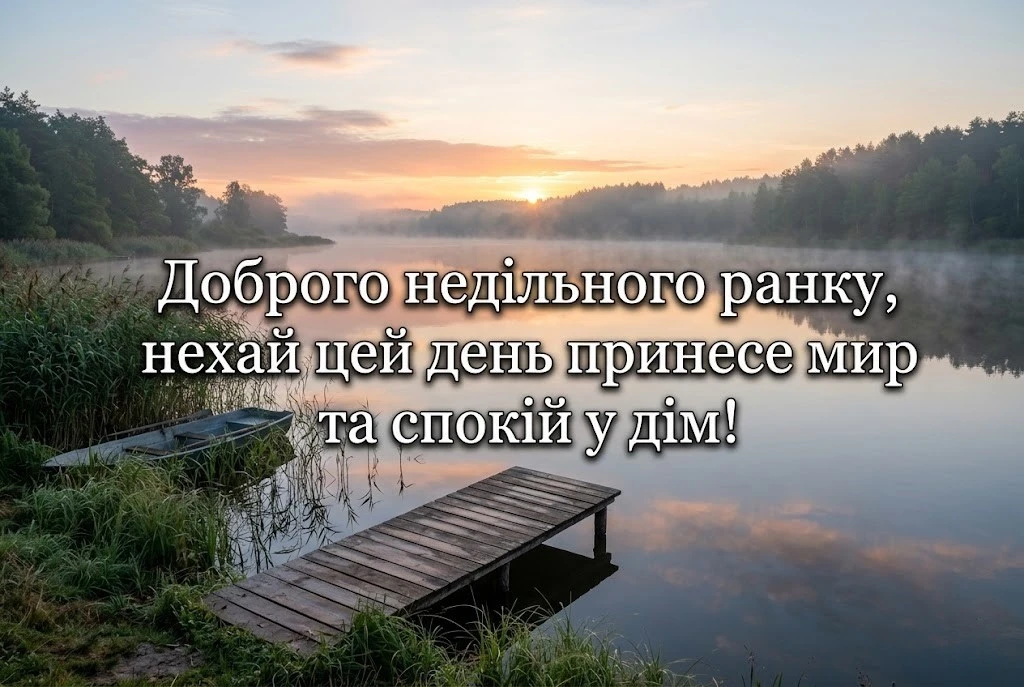 Доброго недільного ранку: душевна добірка листівок та картинок для затишного відпочинку