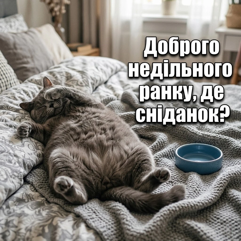 Доброго недільного ранку: душевна добірка листівок та картинок для затишного відпочинку