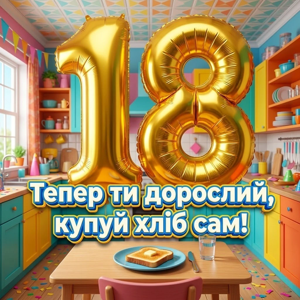 18 років — старт у доросле життя: натхненні привітання для молодого чоловіка
