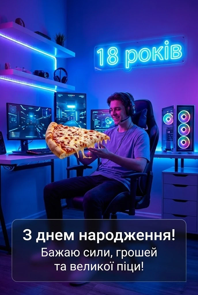 18 років — старт у доросле життя: натхненні привітання для молодого чоловіка