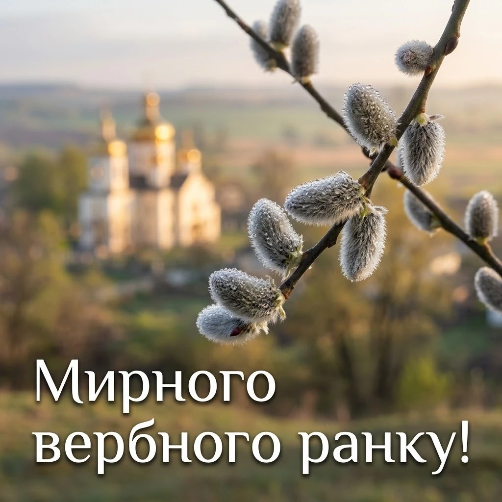 Доброго мирного ранку: душевні картинки до Вербної неділі для гарного настрою