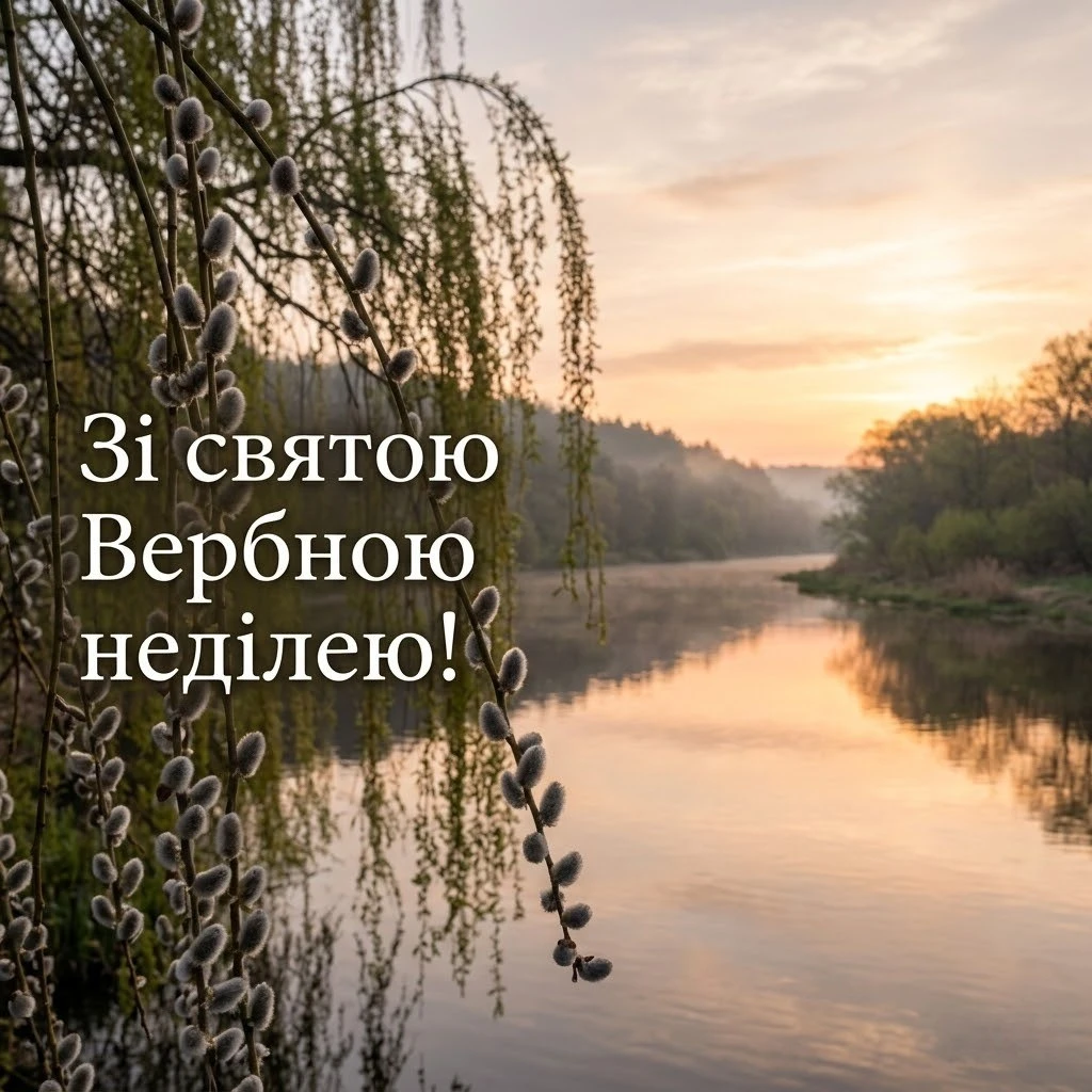 Доброго мирного ранку: душевні картинки до Вербної неділі для гарного настрою
