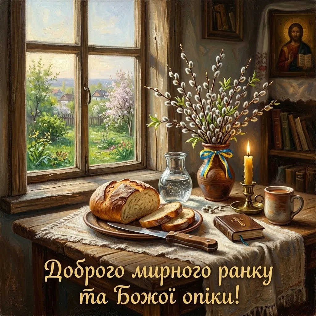 Доброго мирного ранку: душевні картинки до Вербної неділі для гарного настрою