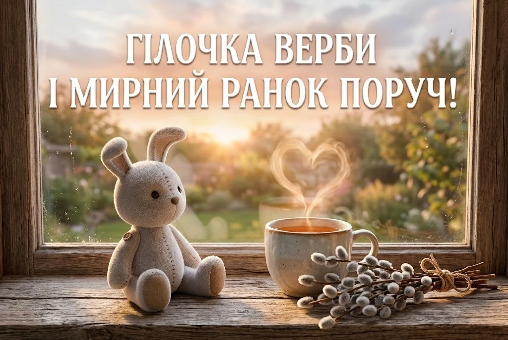 Доброго мирного ранку: душевні картинки до Вербної неділі для гарного настрою