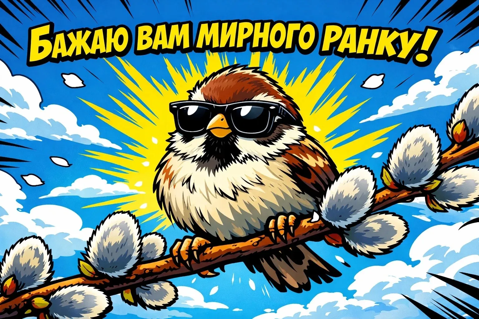 Доброго мирного ранку: душевні картинки до Вербної неділі для гарного настрою