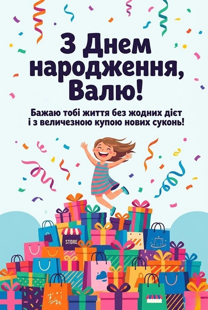 Оригінальні привітання з днем народження для Валентини: від серця до серця
