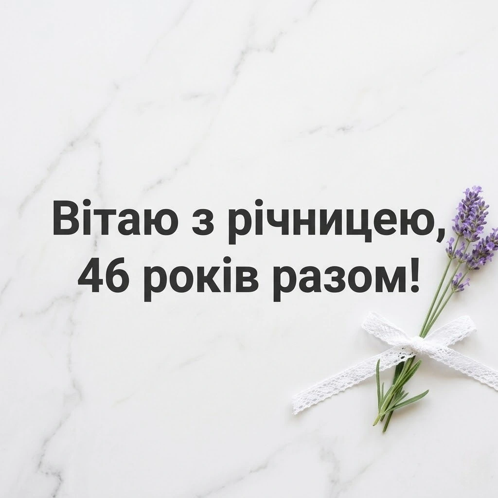 46 років разом: зворушливі вітання з лавандовим весіллям