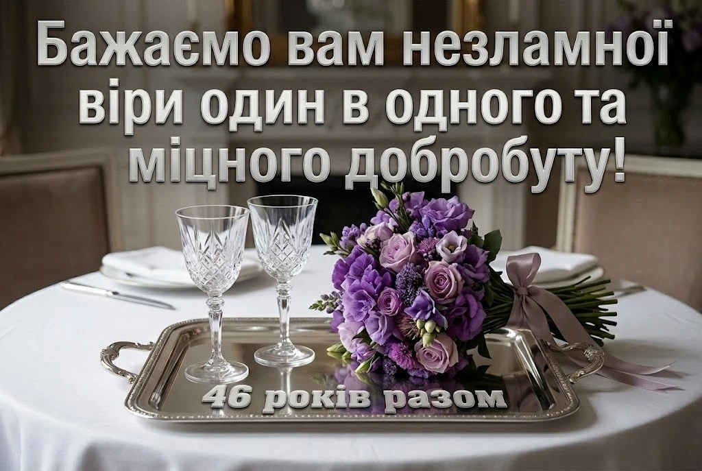 46 років разом: зворушливі вітання з лавандовим весіллям
