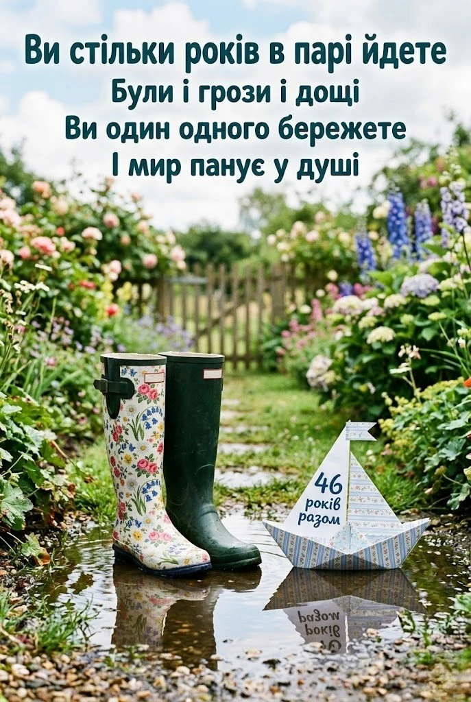 46 років разом: зворушливі вітання з лавандовим весіллям
