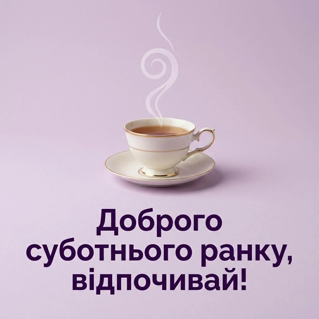 Доброго ранку суботи: позитивні картинки та душевні побажання для гарного настрою