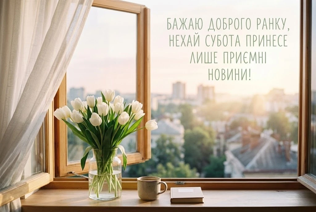 Доброго ранку суботи: позитивні картинки та душевні побажання для гарного настрою