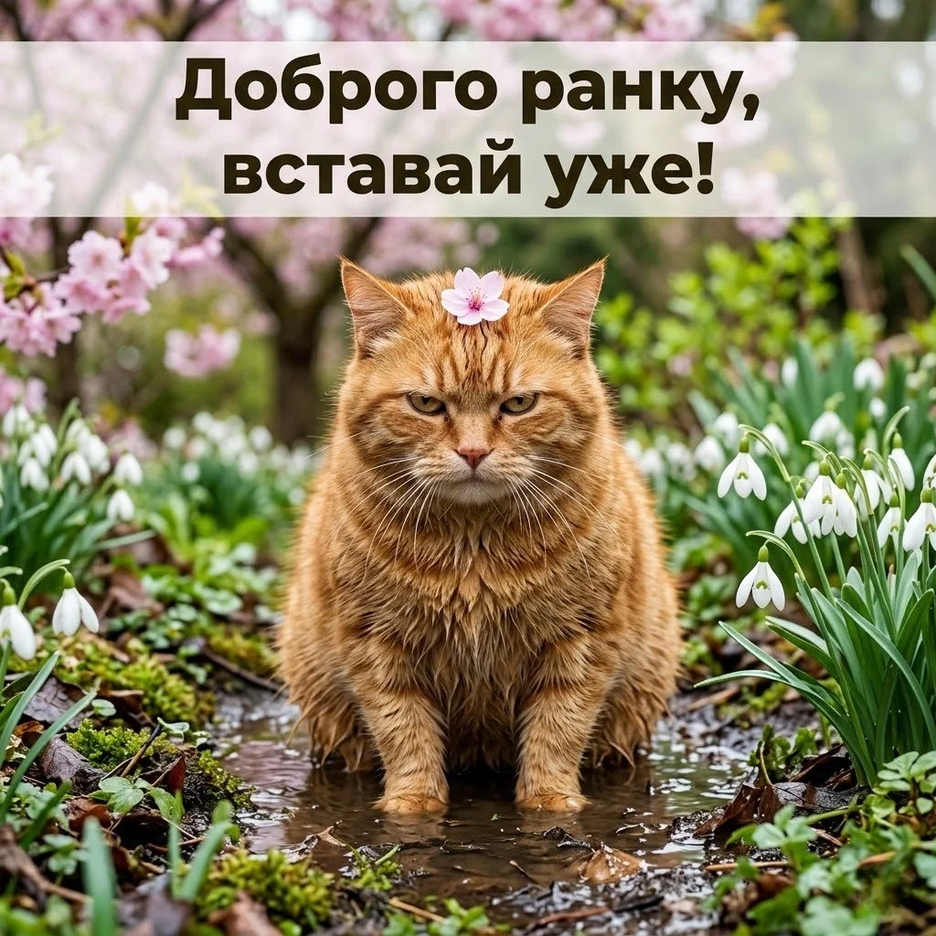 Доброго ранку: смішні весняні картинки для позитивного настрою та бадьорості