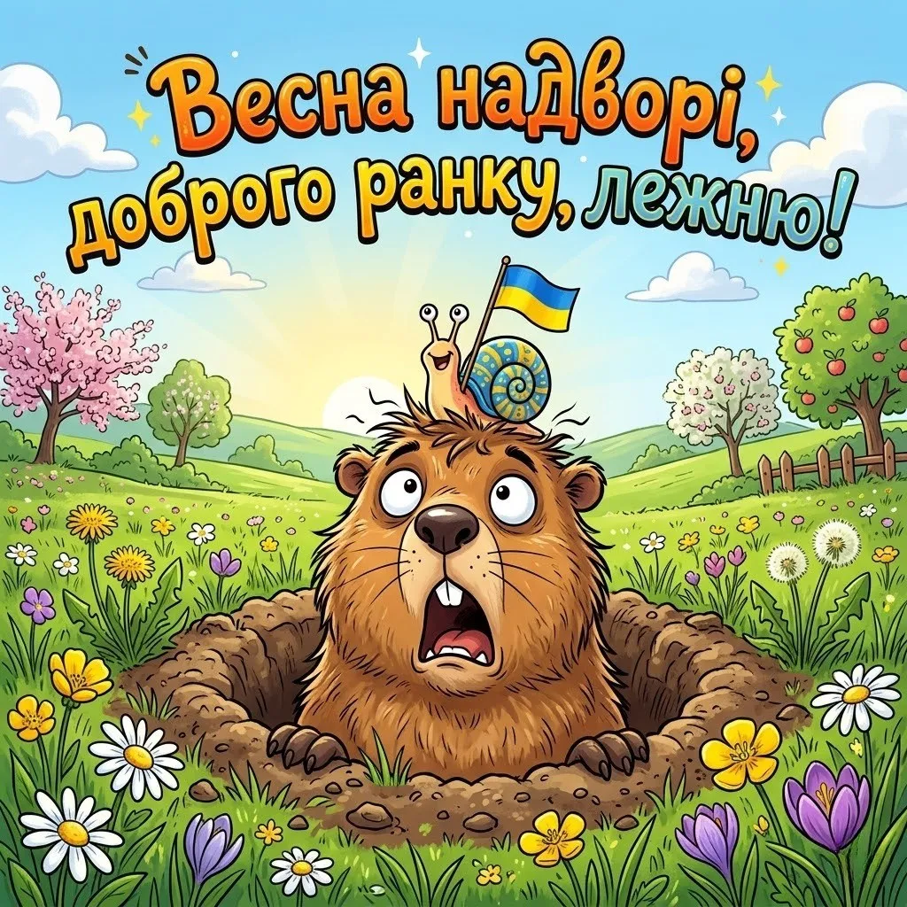 Доброго ранку: смішні весняні картинки для позитивного настрою та бадьорості
