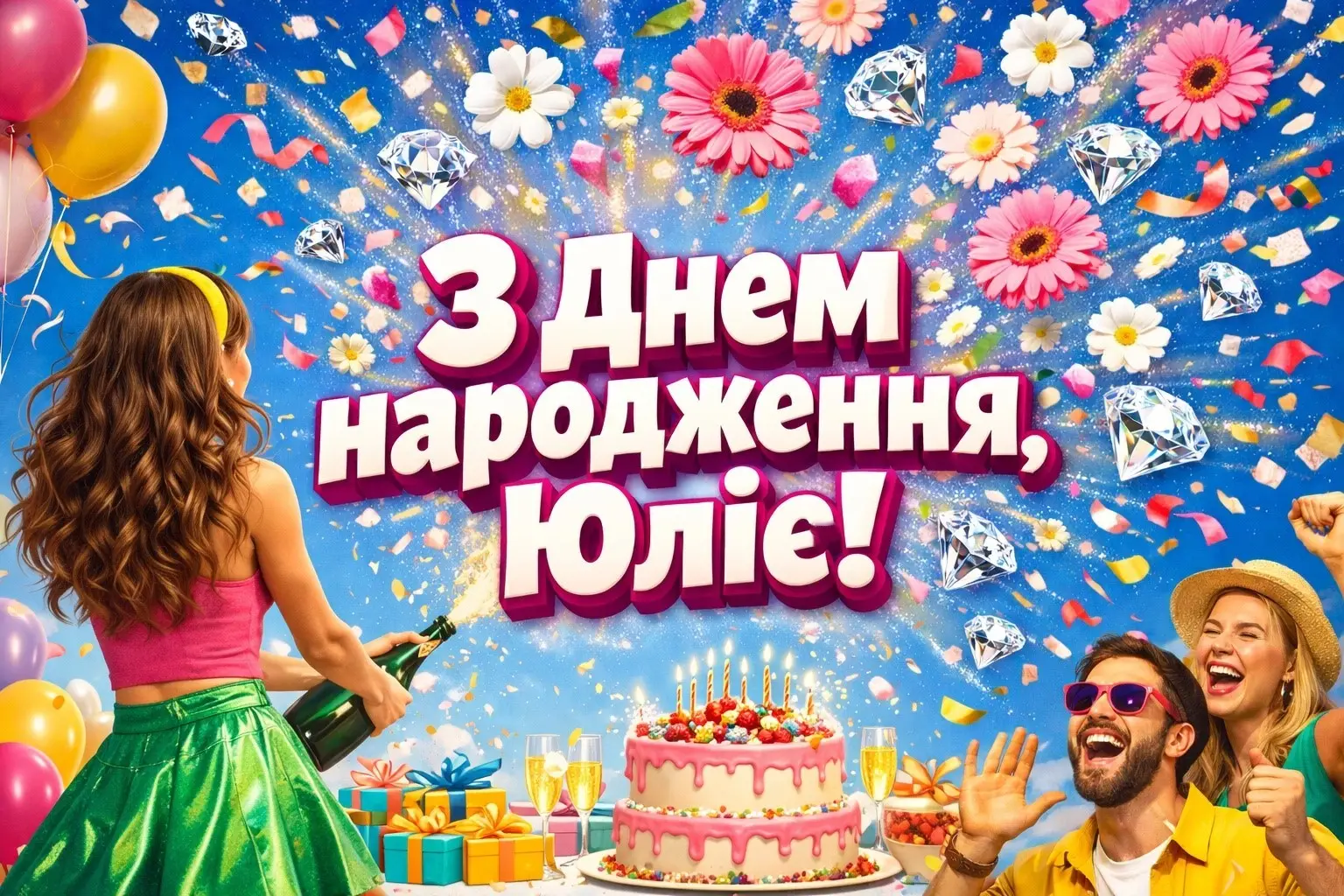 З Днем народження, Юля! Зворушливі вірші та проза для іменинниці