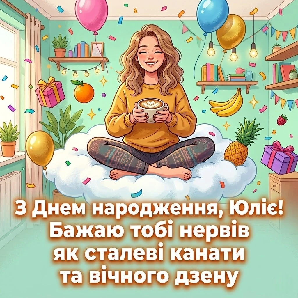 З Днем народження, Юля! Зворушливі вірші та проза для іменинниці