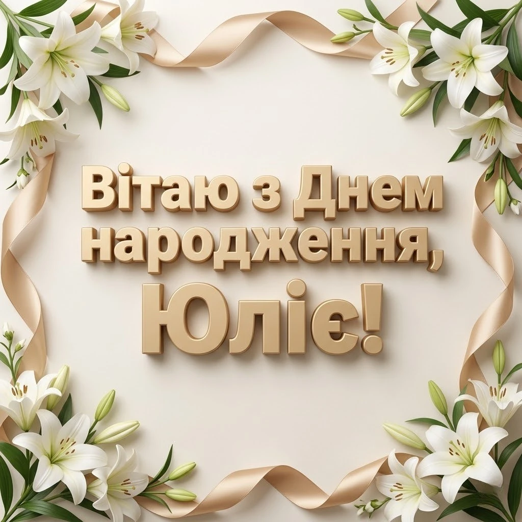 З Днем народження, Юля! Зворушливі вірші та проза для іменинниці