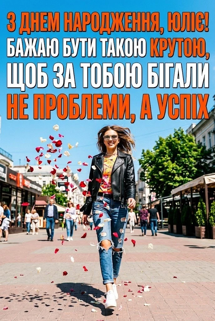 З Днем народження, Юля! Зворушливі вірші та проза для іменинниці