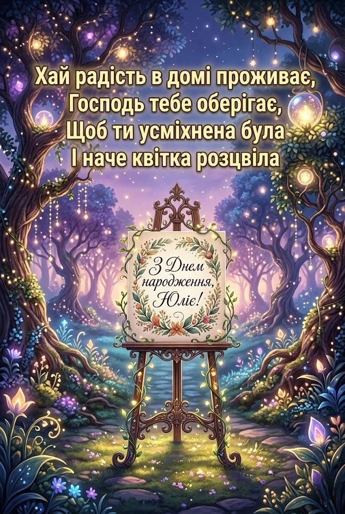 З Днем народження, Юля! Зворушливі вірші та проза для іменинниці