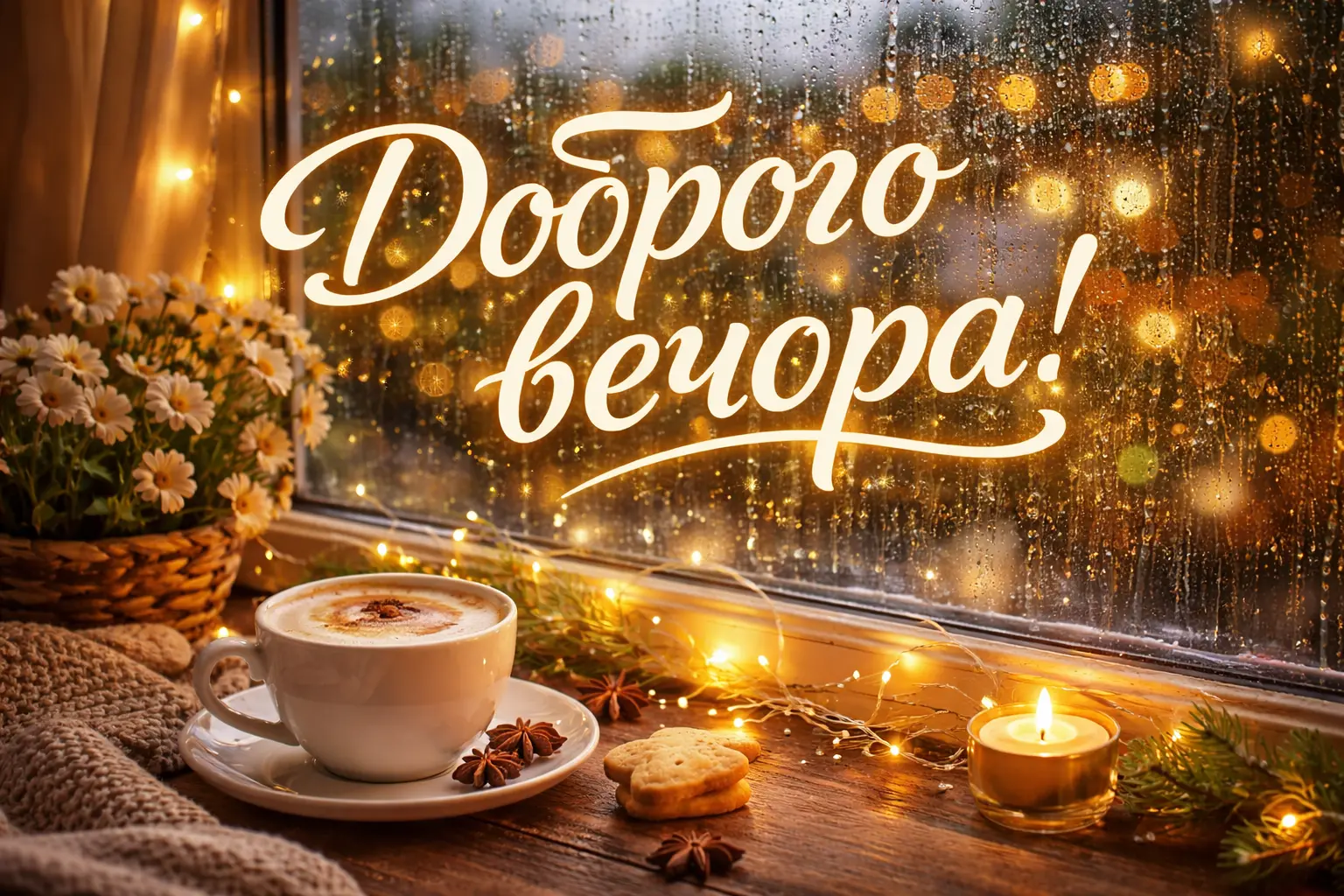 Доброго вечора: картинки в дощову погоду для затишку та гарного настрою