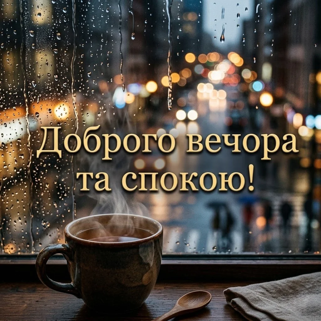 Доброго вечора: картинки в дощову погоду для затишку та гарного настрою