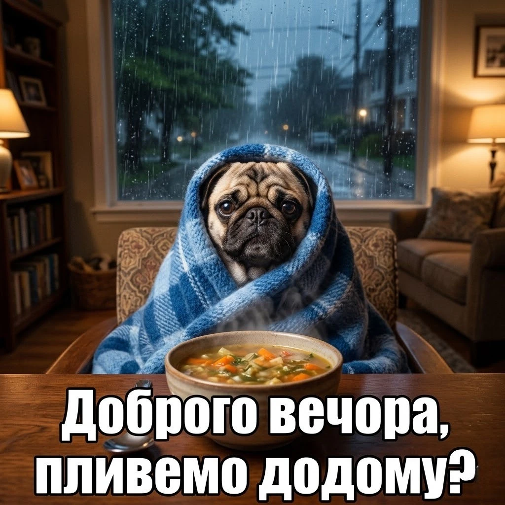 Доброго вечора: картинки в дощову погоду для затишку та гарного настрою