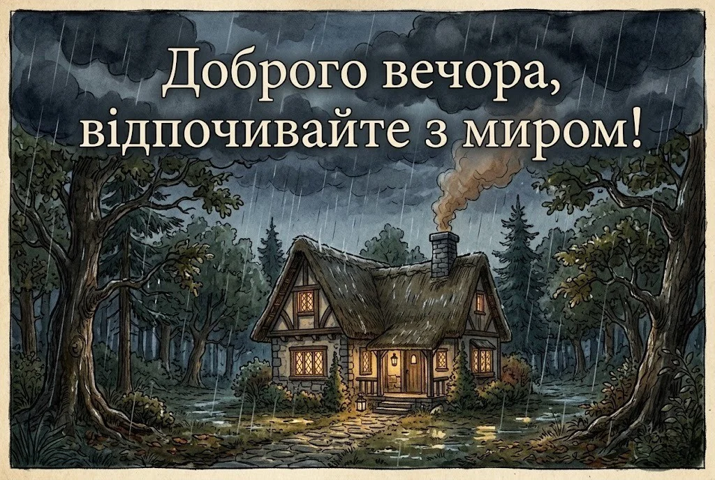 Доброго вечора: картинки в дощову погоду для затишку та гарного настрою