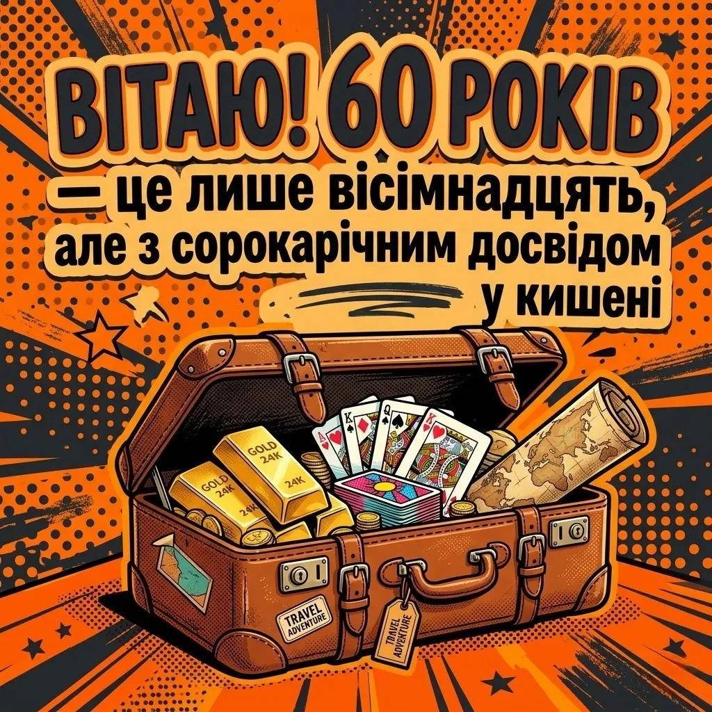 З 60-річчям! Найкращі привітання для чоловіка у віршах та прозі